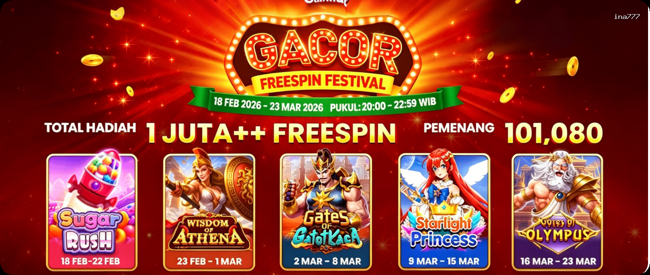 Login ina777 Sekarang Bonus Melimpah